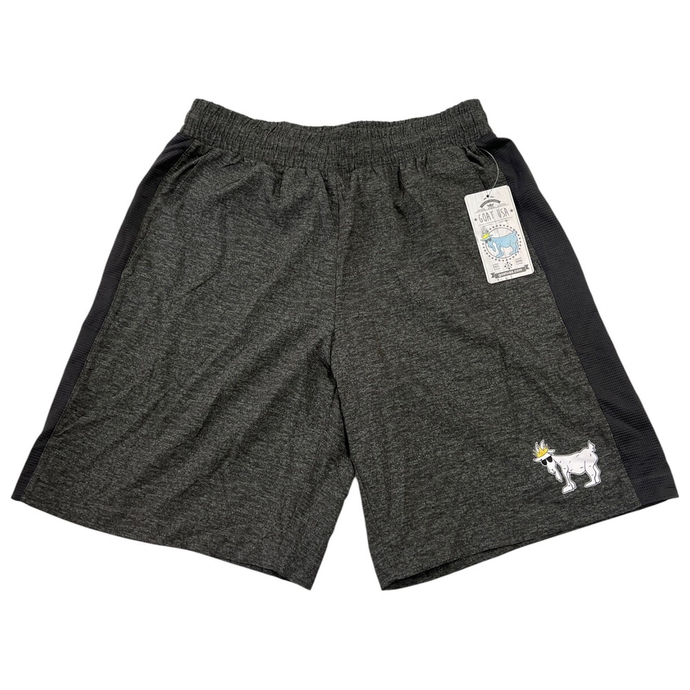 NWT Goat USA Men's Size‎ Small OG Athletic Shorts Pockets Space Dye Gray